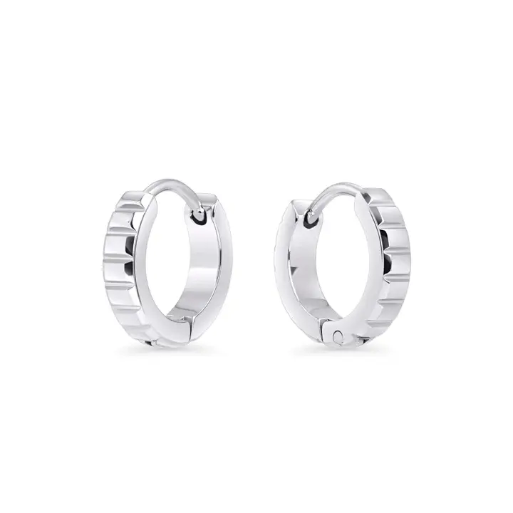 Boucles d'oreilles Mia, dormeuses Skor, argent