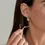 Miniature : Boucles d'oreilles Mia, Boucles dormeuses Tamara II, or