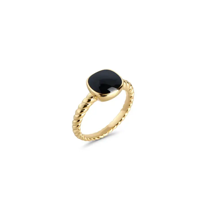 Bague Mia, Alexandria, acier inoxydable, or