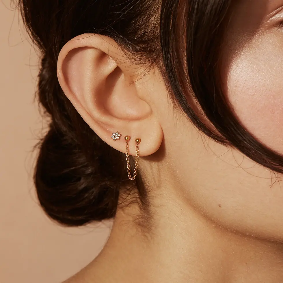 Miniature : Boucles d'oreilles Mia, Lily, Acier inoxydable, Argenté