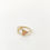 Miniature : Bague Caracol en métal, pierre naturelle, or et rose, 4156-PNK-G