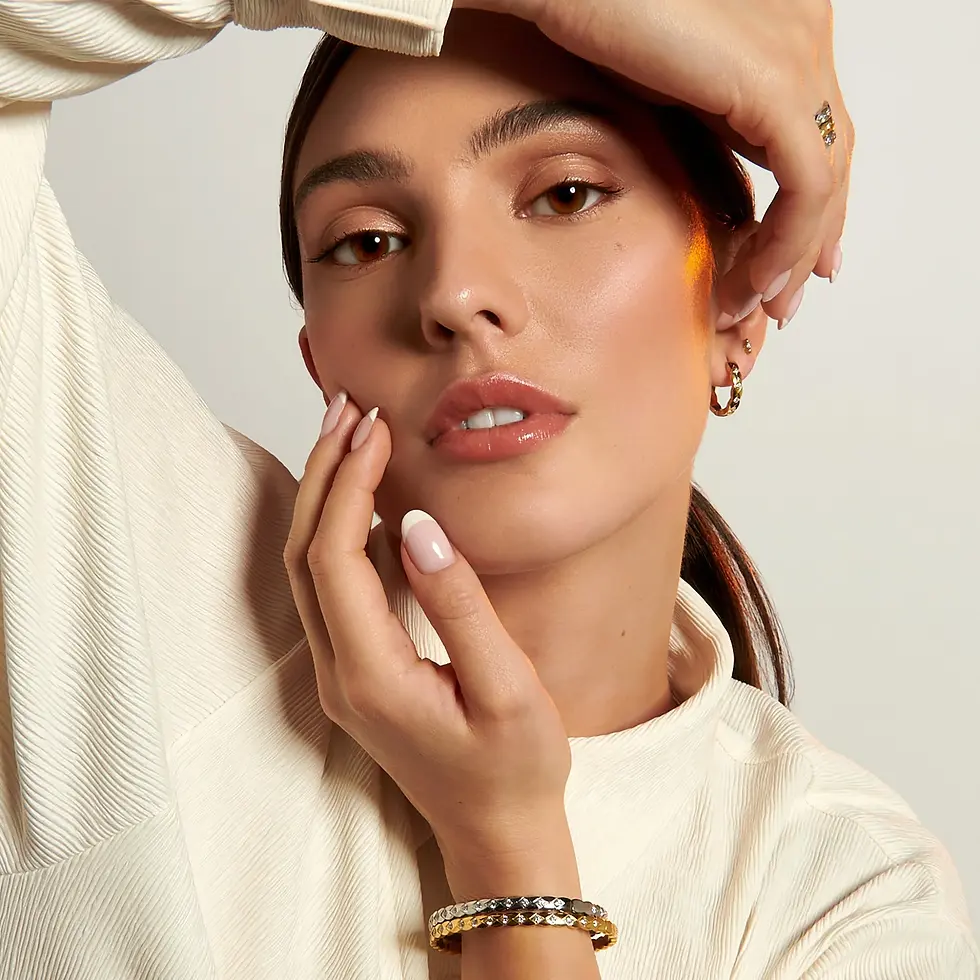 Miniature : Boucles d'oreilles Mia, dormeuses Bordeaux , Acier inoxydable, Or