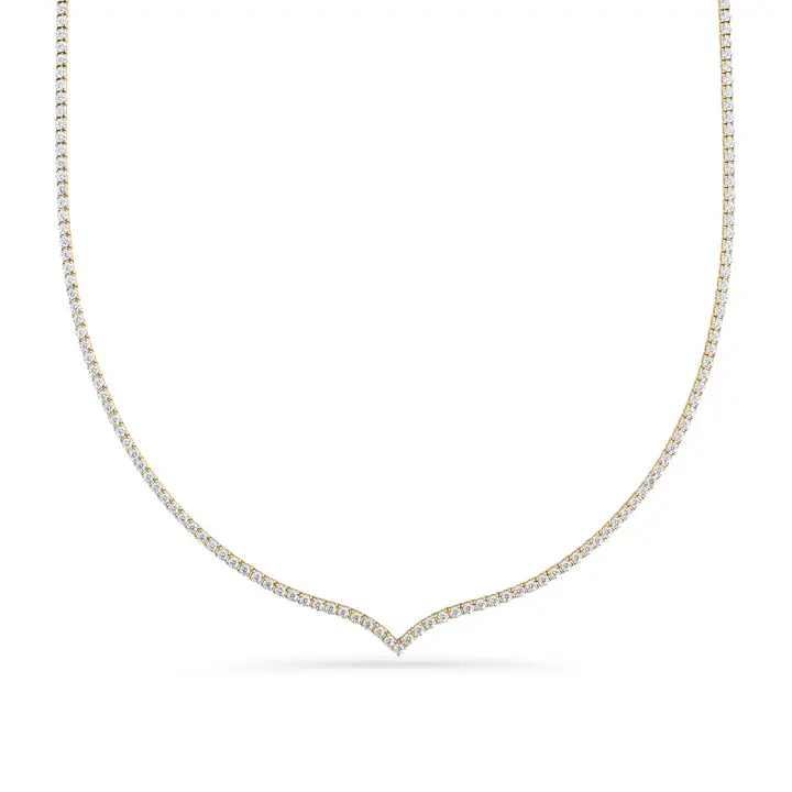 Collier Mia, Vivia, acier inoxydable, or