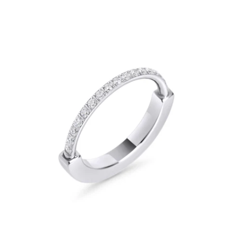 Bague Mia, Peyton, acier inoxydable, argent