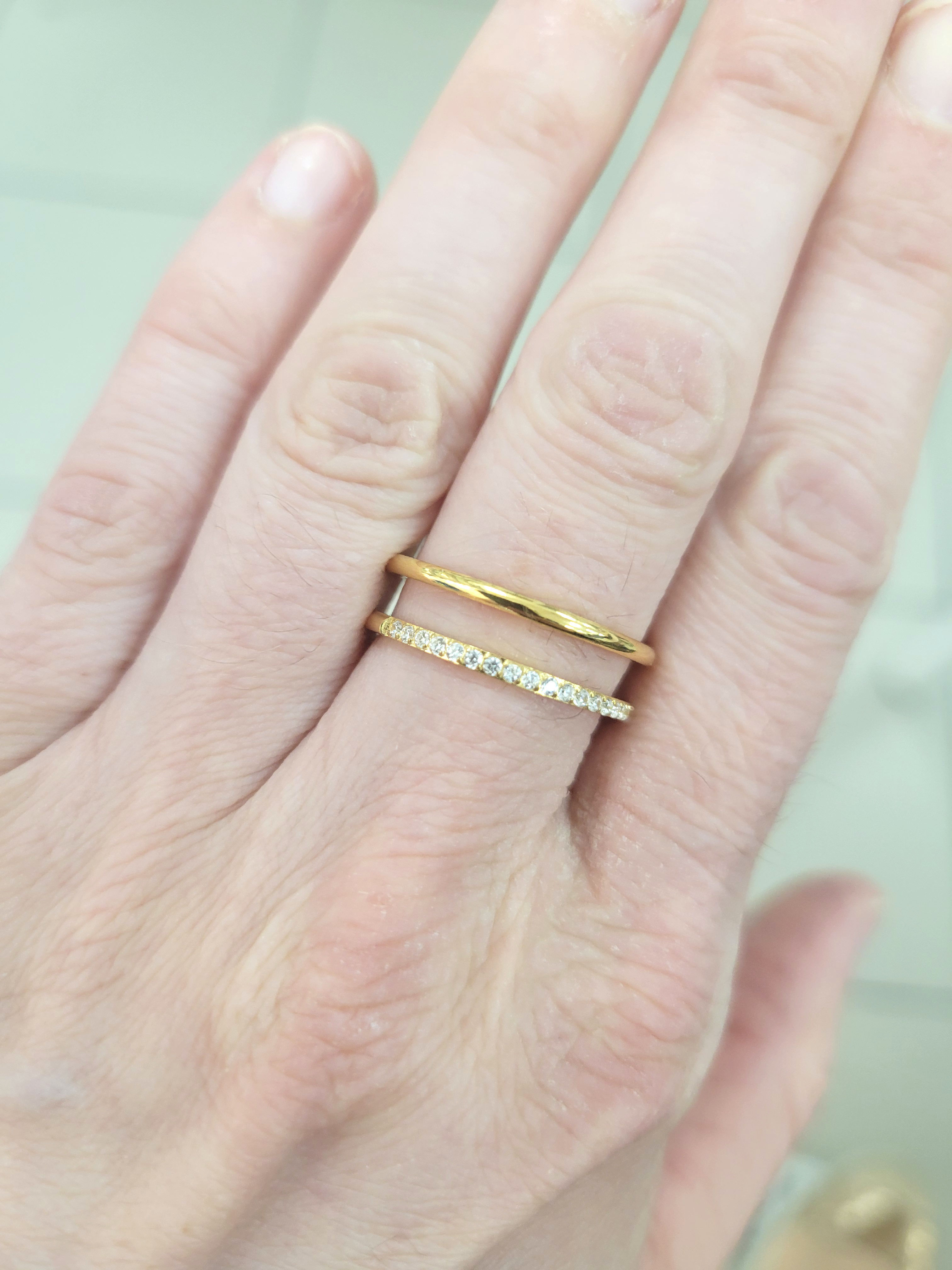 Bague Les trouvailles de Jen, double, or