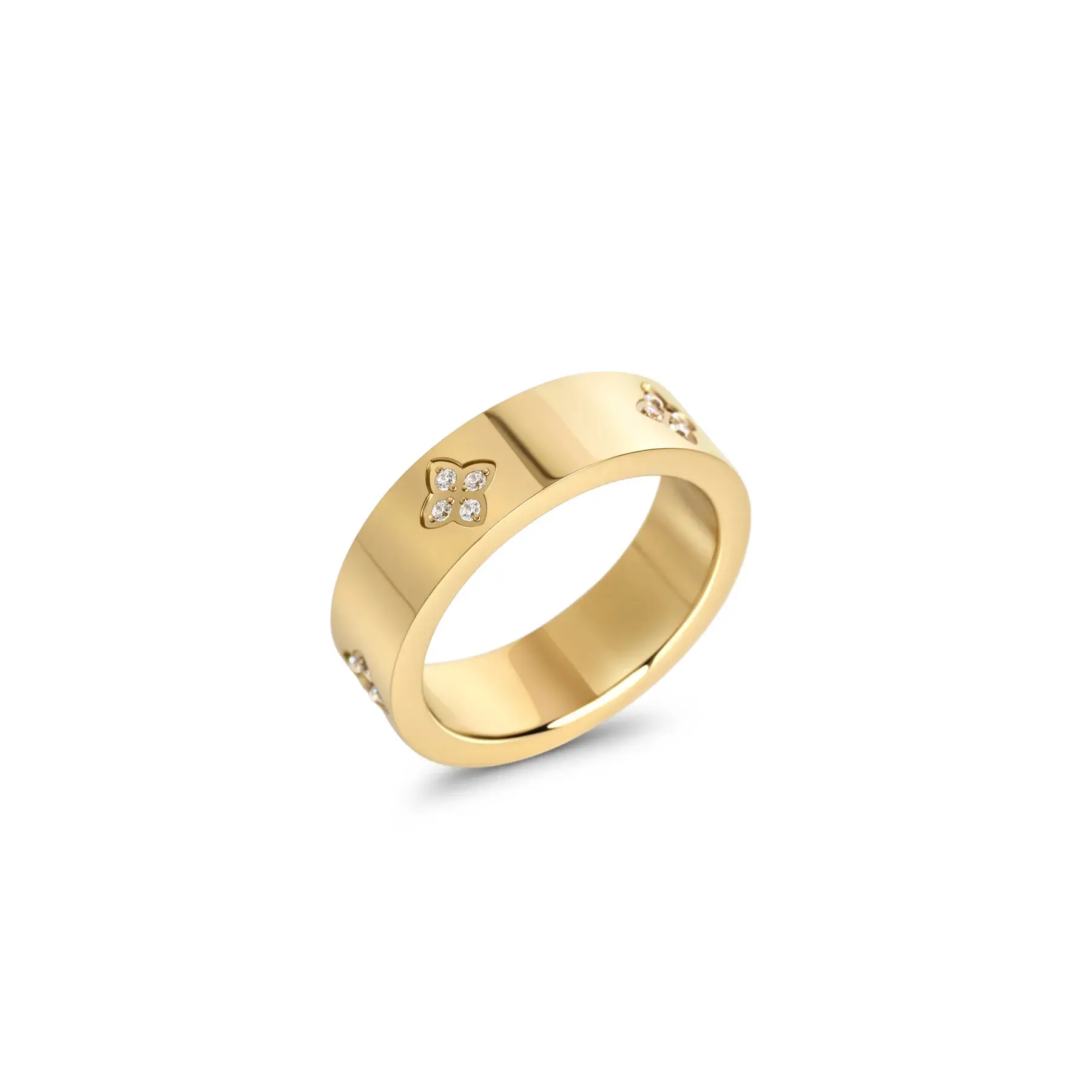 Bague Mia, Siona, acier inoxydable, or