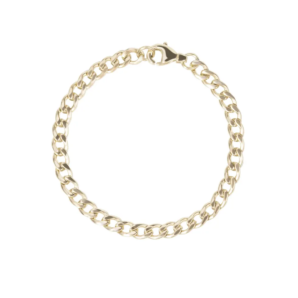 Bracelet Mia "Eleanor", Acier inoxydable, Or