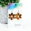 Miniature : Boucles d'oreilles en acier inoxydable, fleur en or