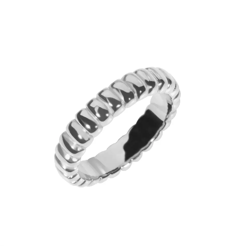 Bague Mia, Fortune, Acier inoxydable, Argenté