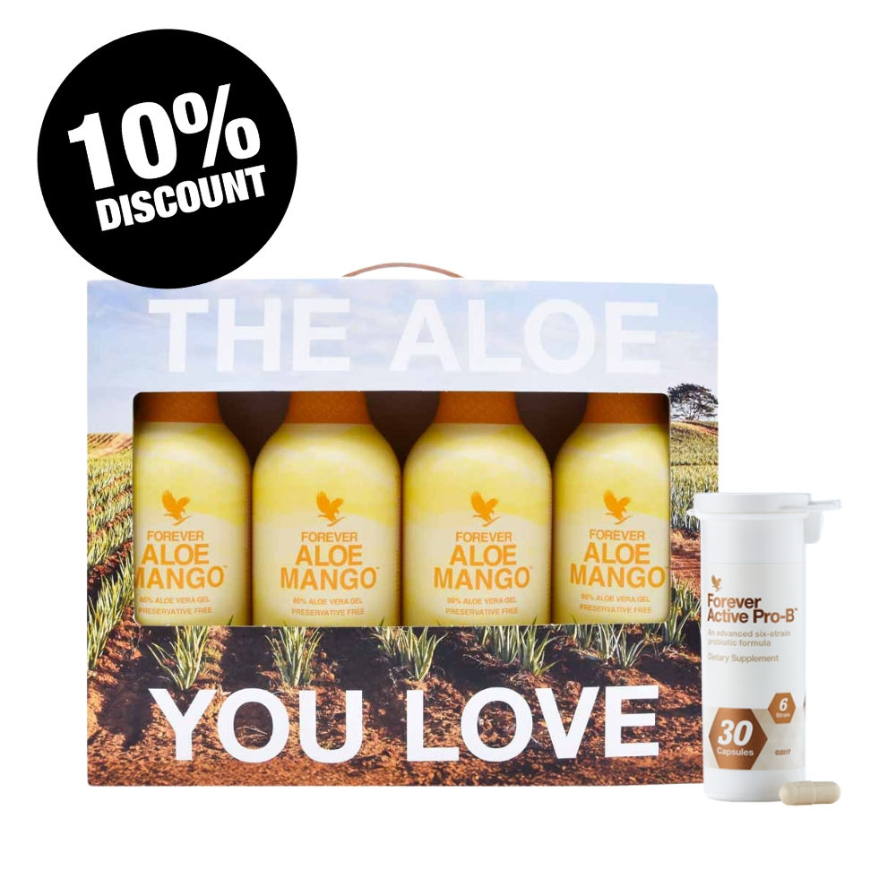 Aloe Mango 4 saman og Pro–B