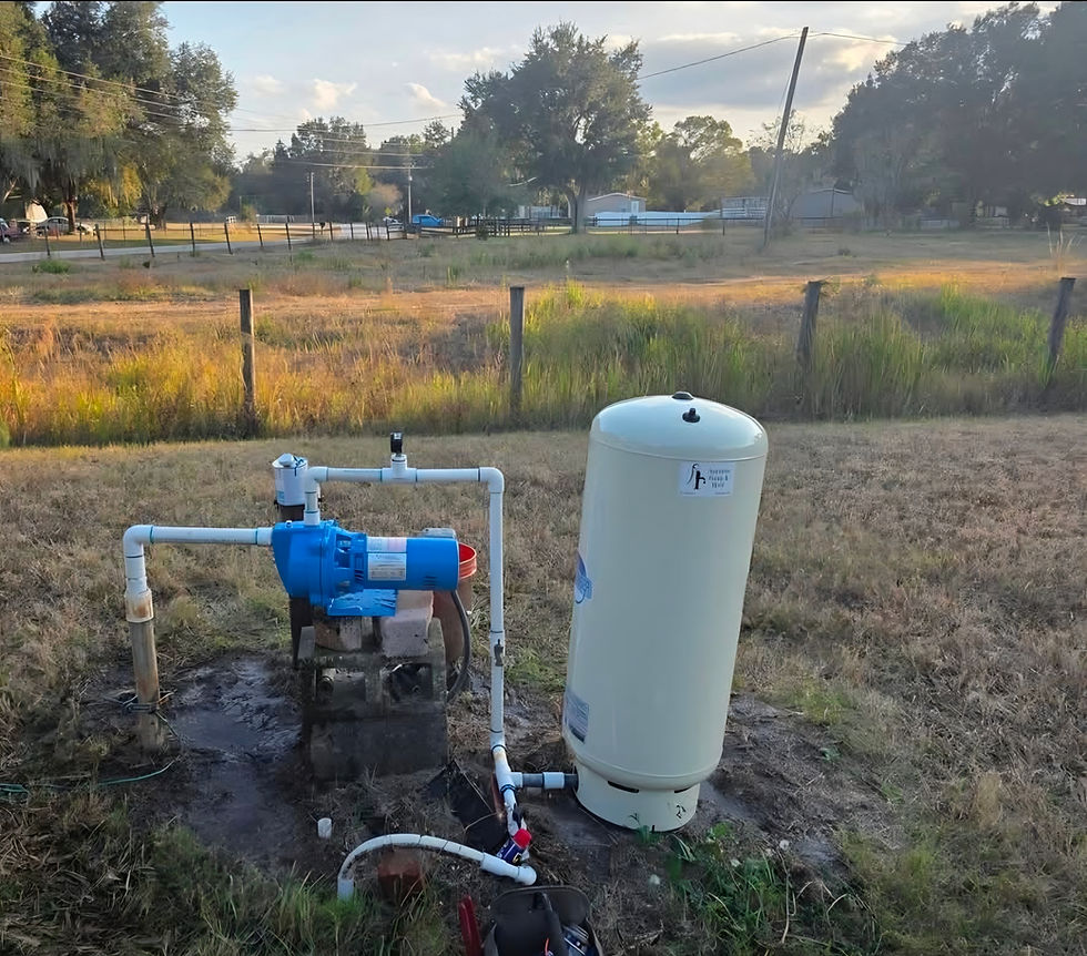 Irrigation well pump repair for an agricultural property in Hillsborough County, FL.