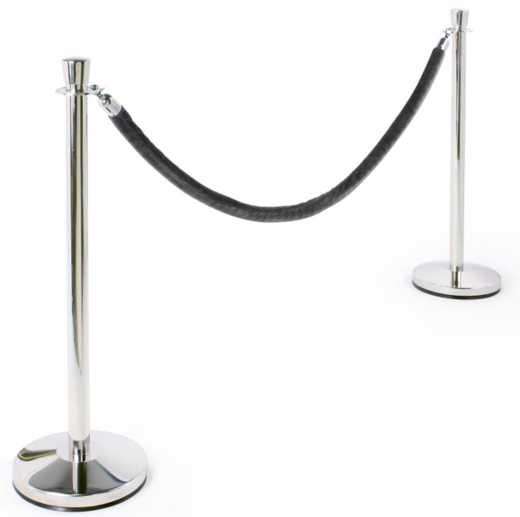 Black Velvet Stanchions