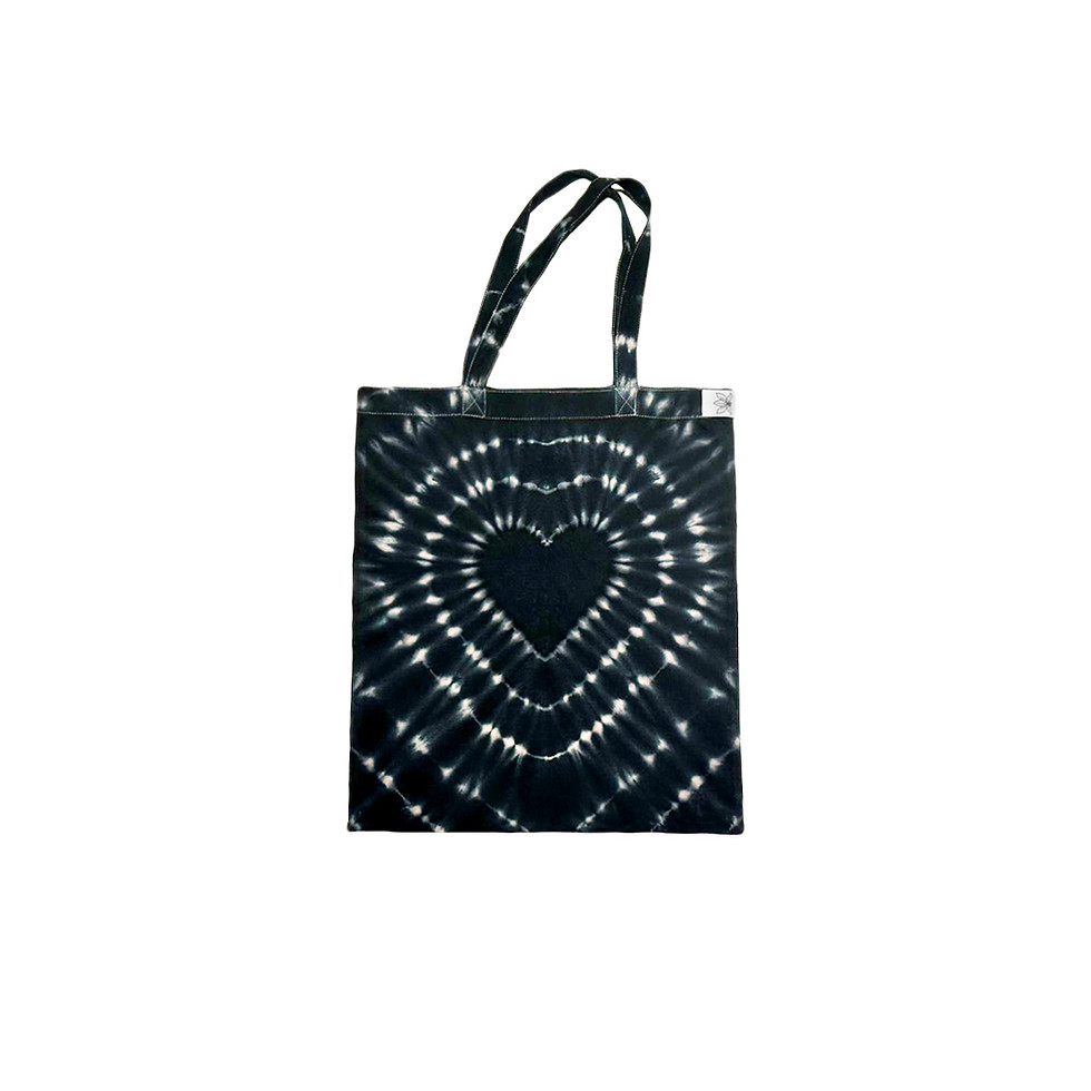 Thumbnail: Come Black系列暗黑愛心Tote Bag