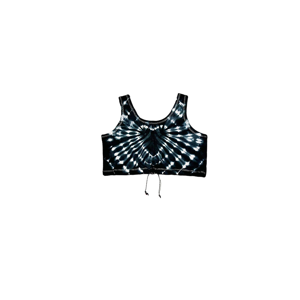 Thumbnail: Come Black系列暗黑愛心Crop Top