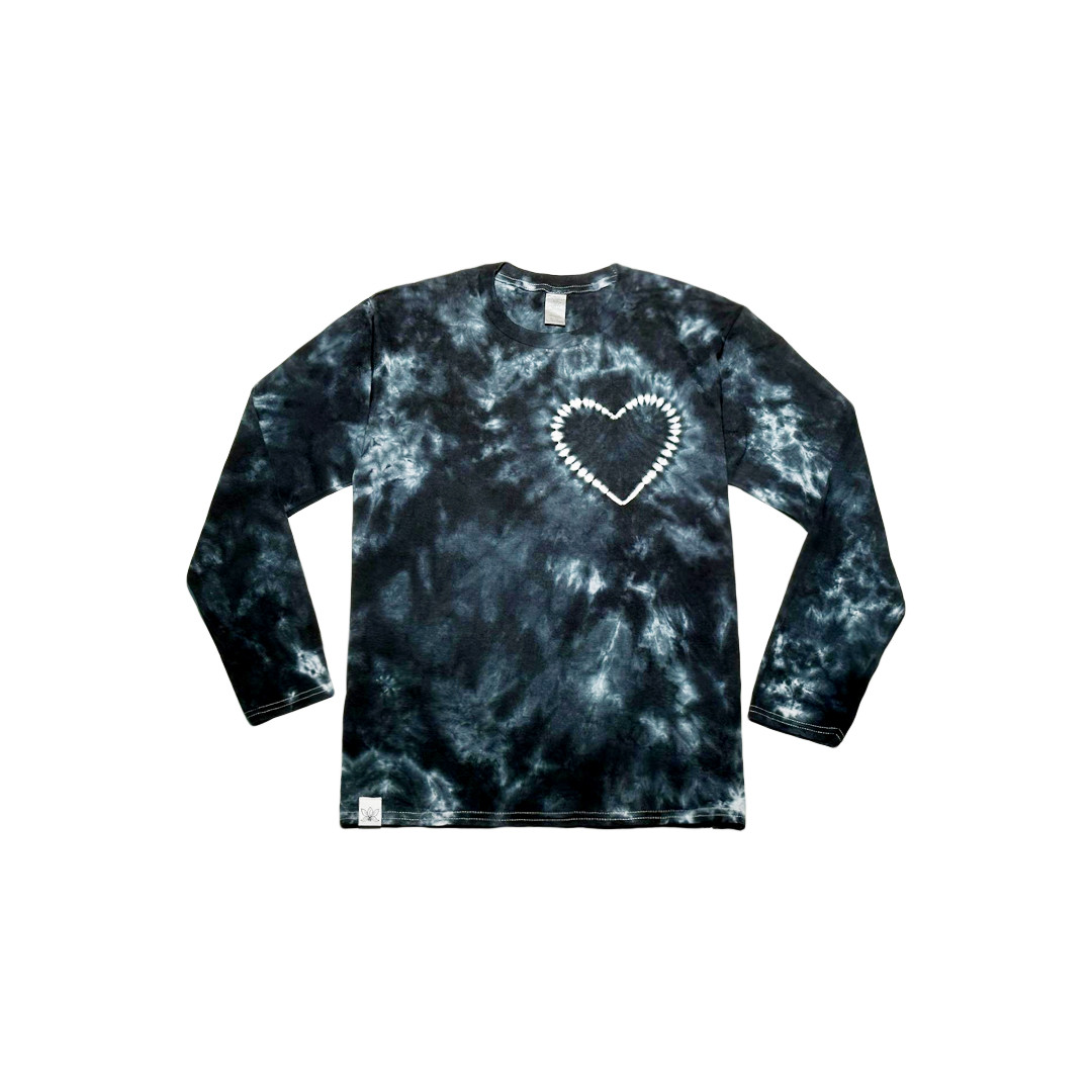Come Black系列暗黑愛心長䄂Tee
