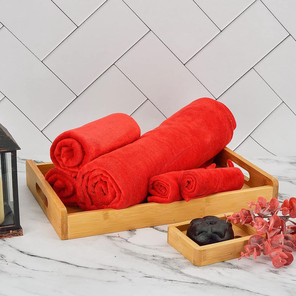 Thumbnail: Black gold The Finer Touch Microfiber Bath Towel Set (5u/Set)
