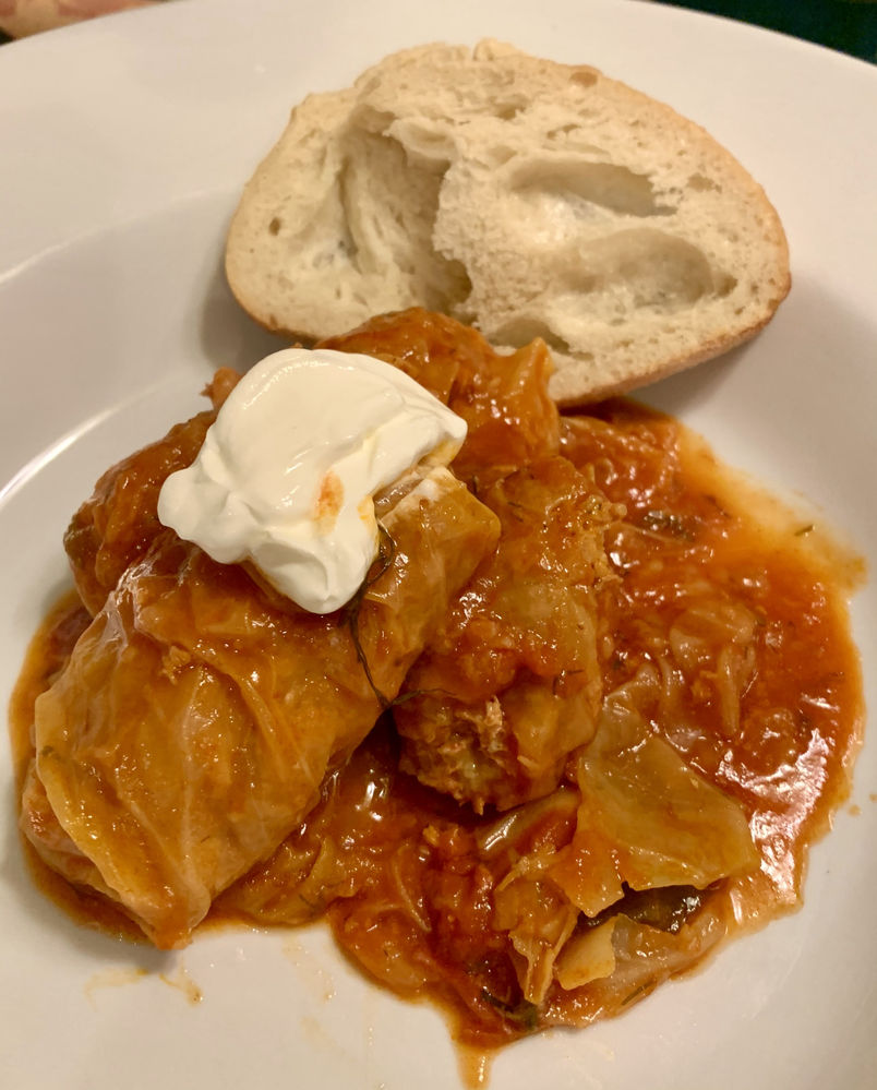 Hungarian Stuffed Cabbage Rolls