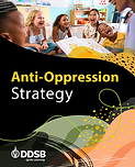 Anti-Oppression Strategy brochure cover page.