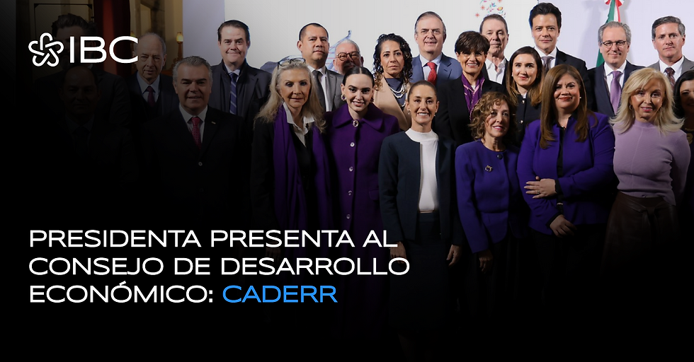 Presidenta presenta a CADERR, su consejo empresarial
