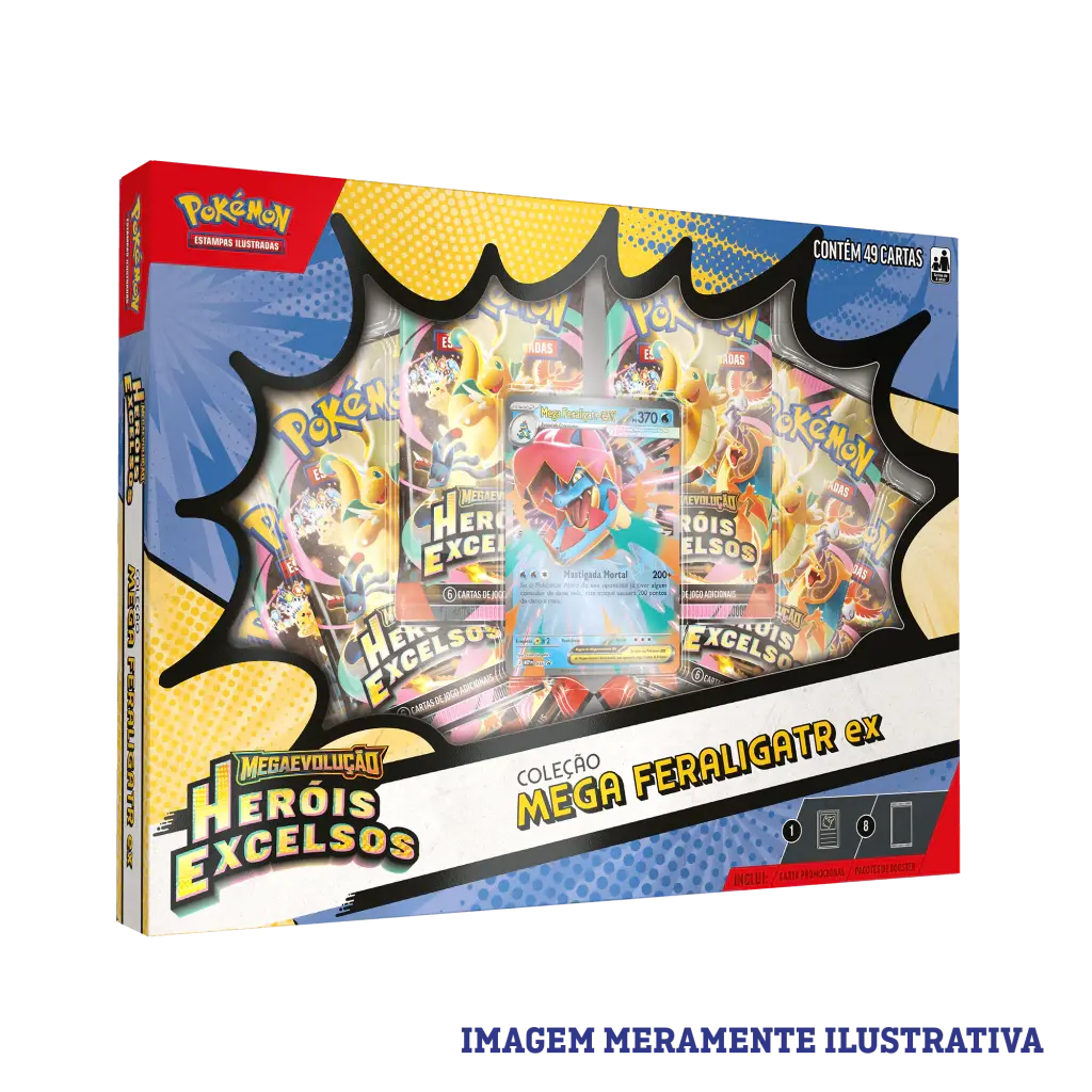 (PT-BR) Box Coleção - Heróis Excelsos - Mega Feraligatr