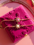 Sun Bracelet pink and white