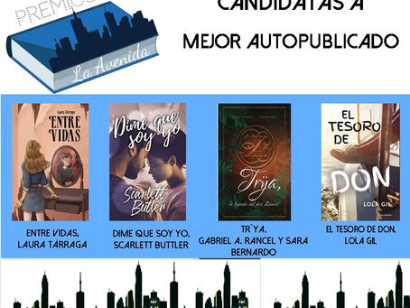 La 4ª "Mejor Novela Autopublicada" a nivel nacional según los Premios Avenida.