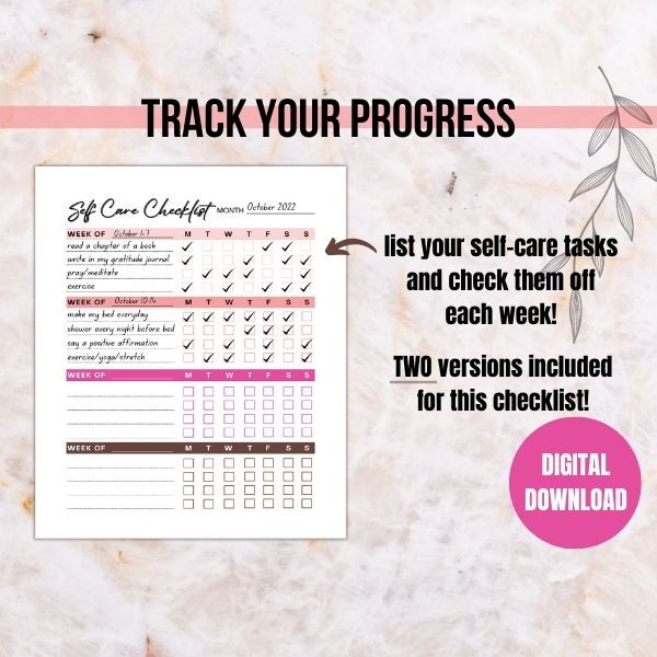 Thumbnail: Self-Care Checklist