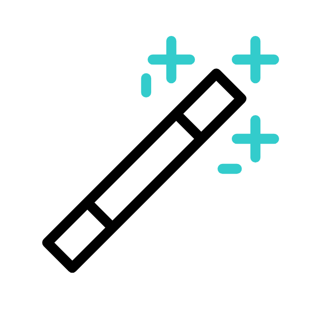 animated magic wand icon