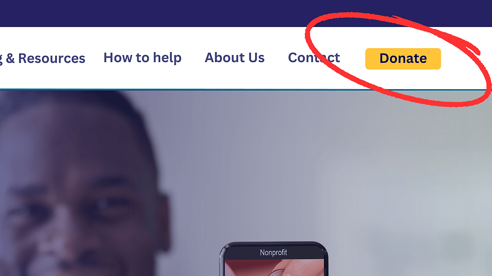 example of a call to action button that stands out