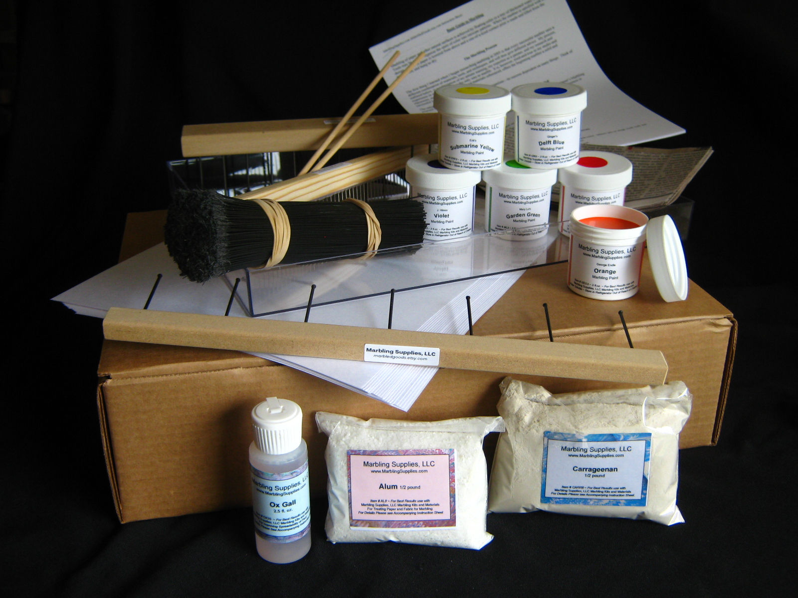 The Serious Beginner's Marbling Kit