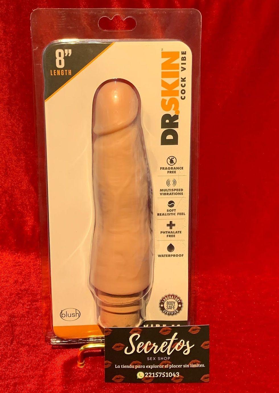 VIBRADOR DR. SKIN 8" VIBE 14