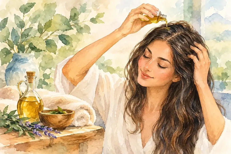 Hair Oiling for a Calmer, Healthier-Looking Routine