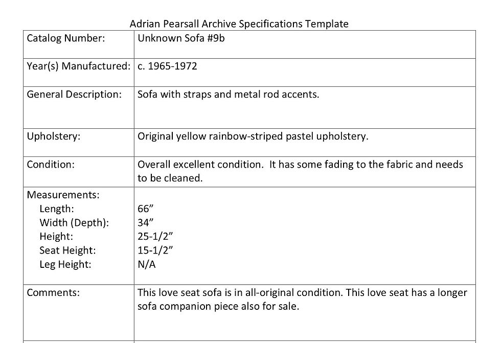 Thumbnail: Unk. Sofa #9b