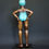 Miniature : female swimming sculpture 