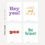 Thumbnail: Set of 4 Prints - Typo no. 01