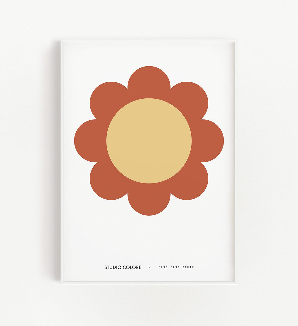 Thumbnail: Set of 4 Prints - Flowers no. 02