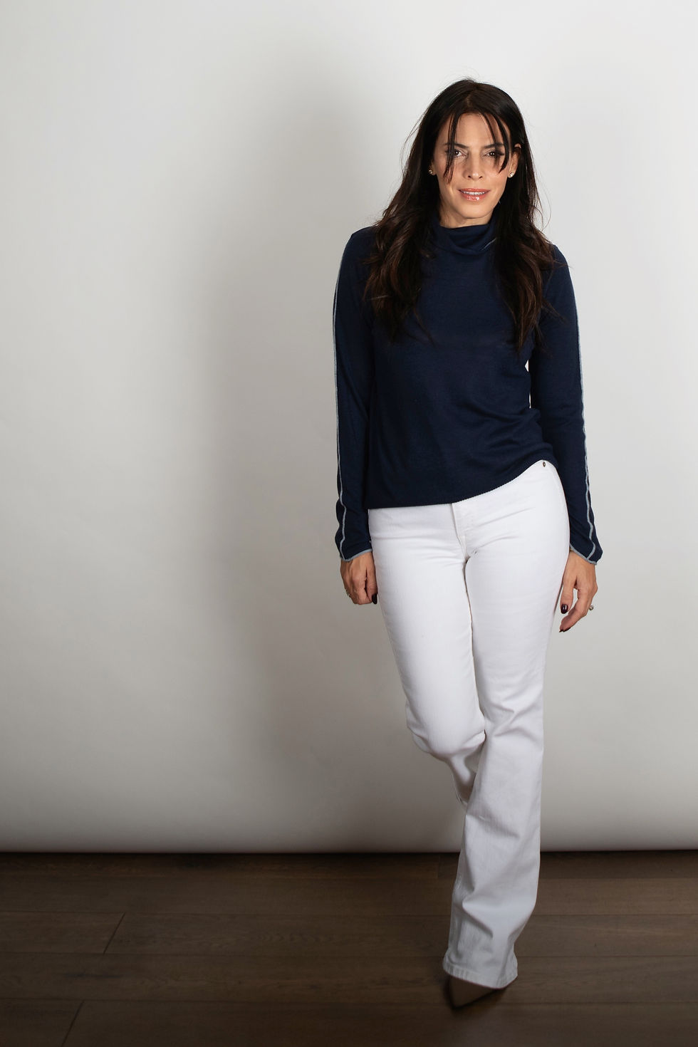 BLUE KNIT GOLF