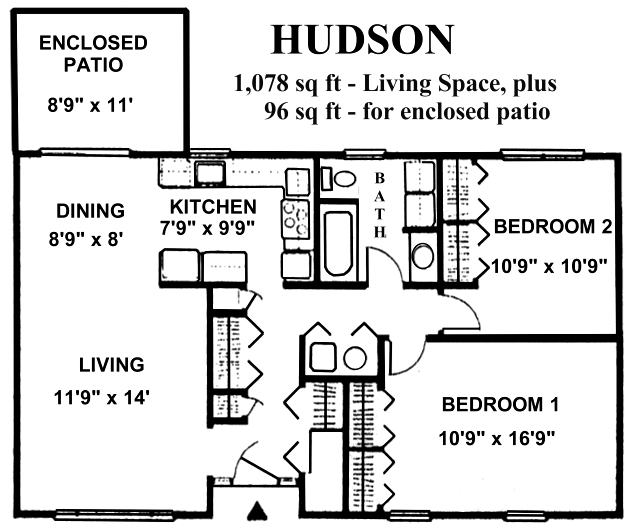 234-A Floor Plan | Rossmoor Sales