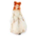 art doll, poupée de collection d'artiste en dentelle