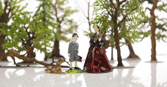 diorama Eugénie et Prince imperiale
