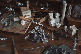 l'établis des figurines