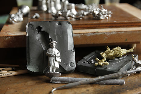 Fonderie étain figurines - Processus artisanal FIGURART Compiègne
