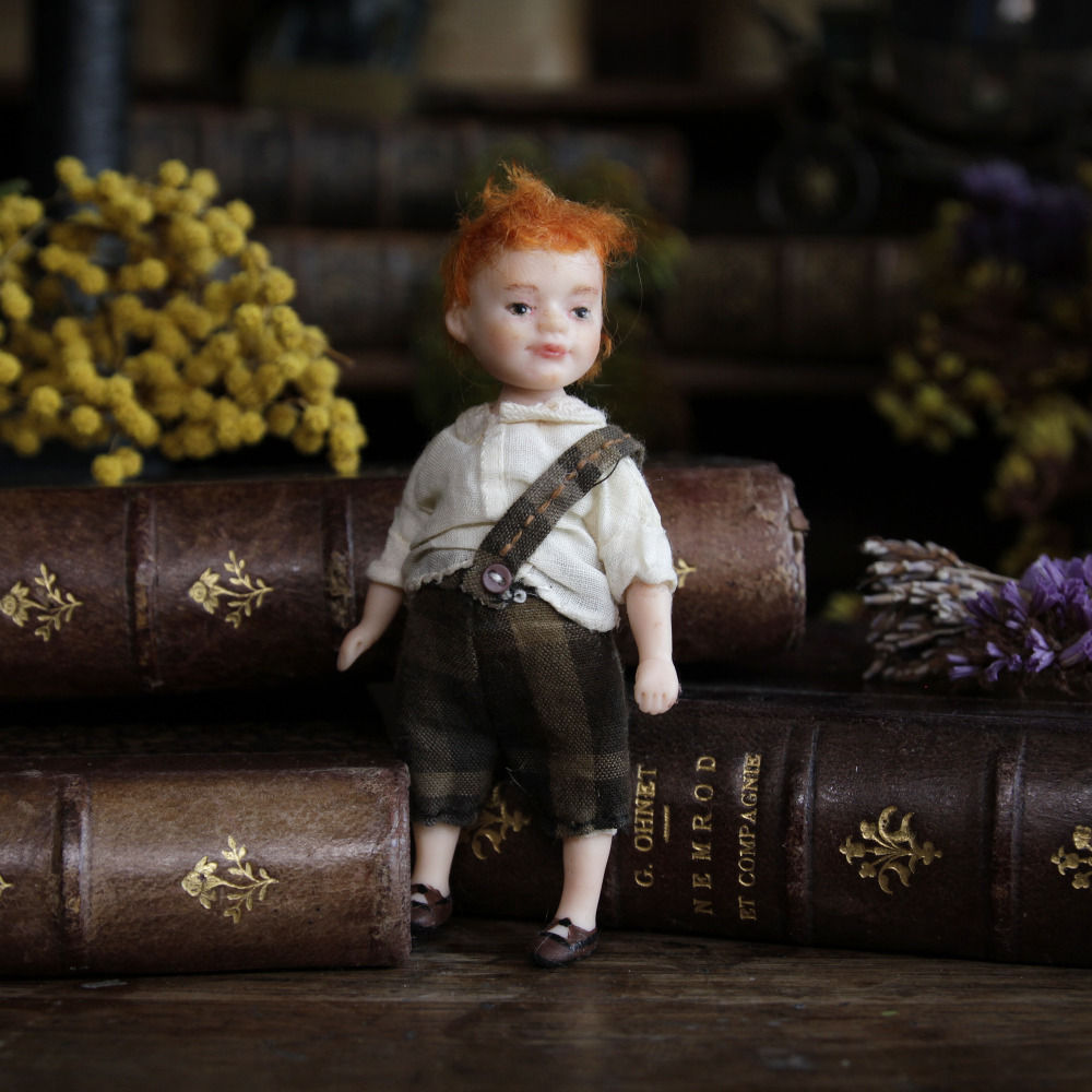 Création originale de Nathalia pour collectionneurs de poupées miniatures