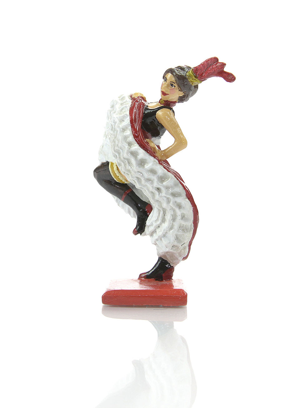 Thumbnail: Série de figurines French Cancan - Artisanat d’art fabriqué en France