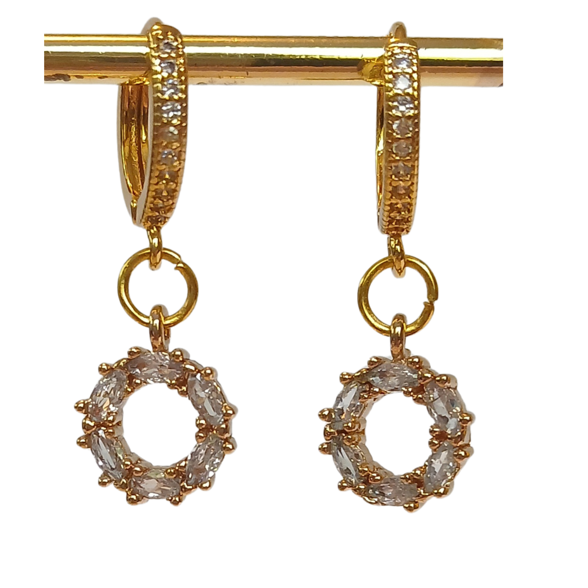 Rhinestone Huggis with Pink or Clear Wreaths