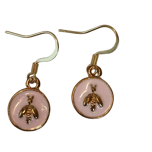 Thumbnail: Enamel Bee Earrings