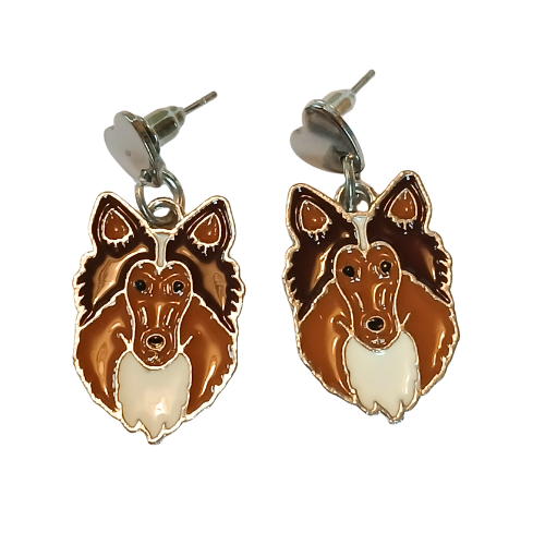 Enamel Dog Breed Earrings