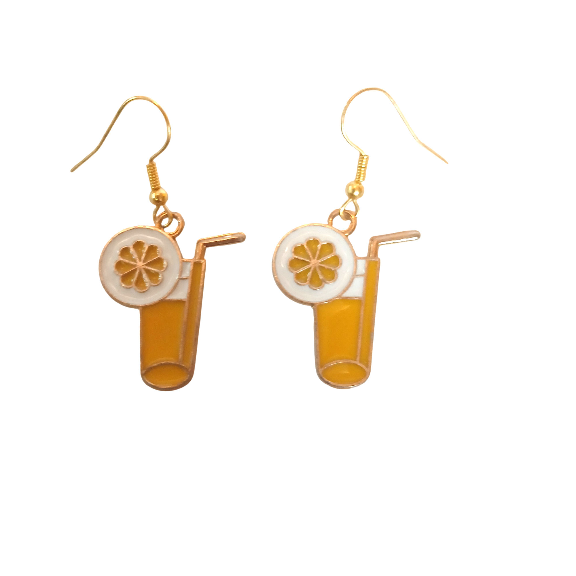 Enamel Lemonade Earrings