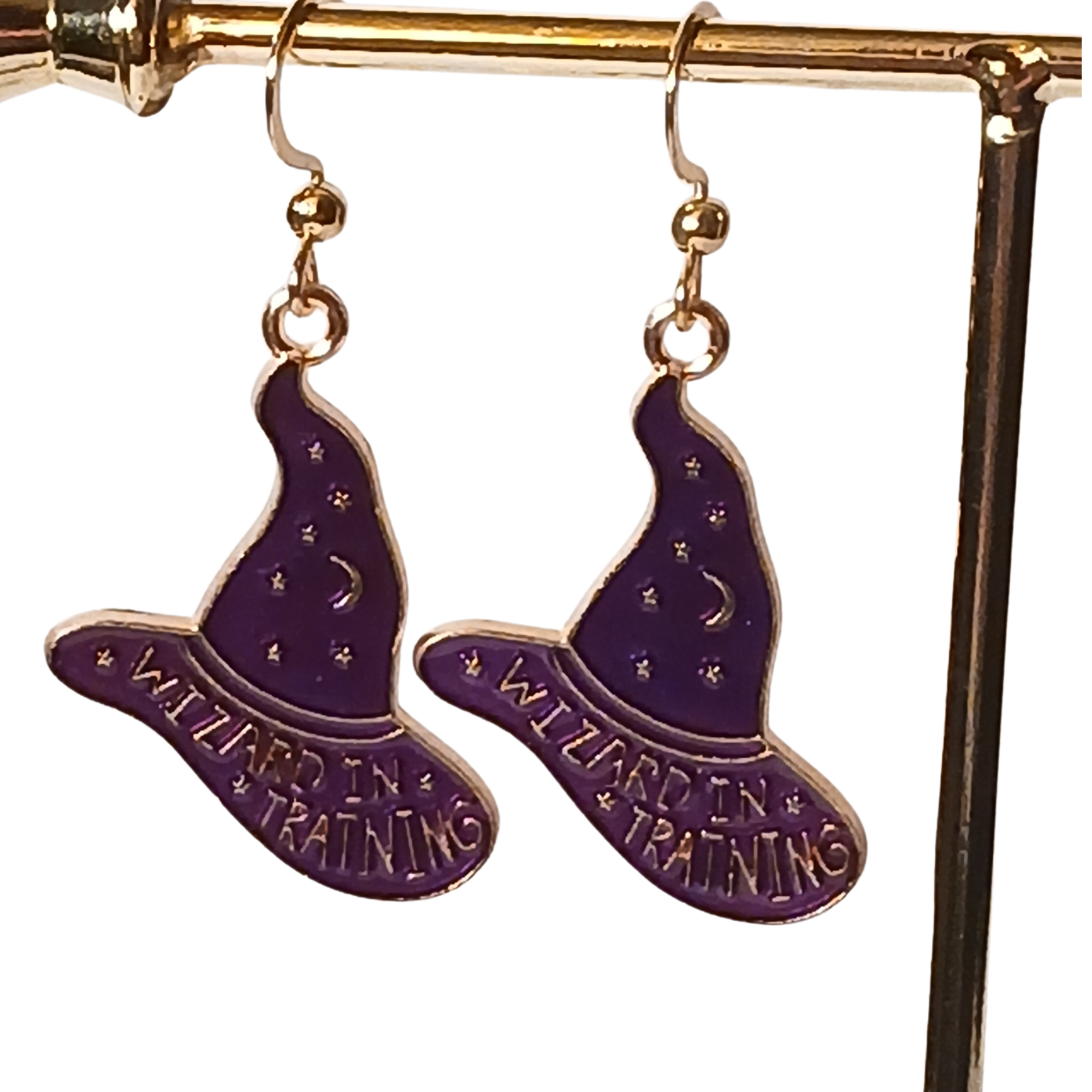 "Wizard in Training" Enamel Earrings