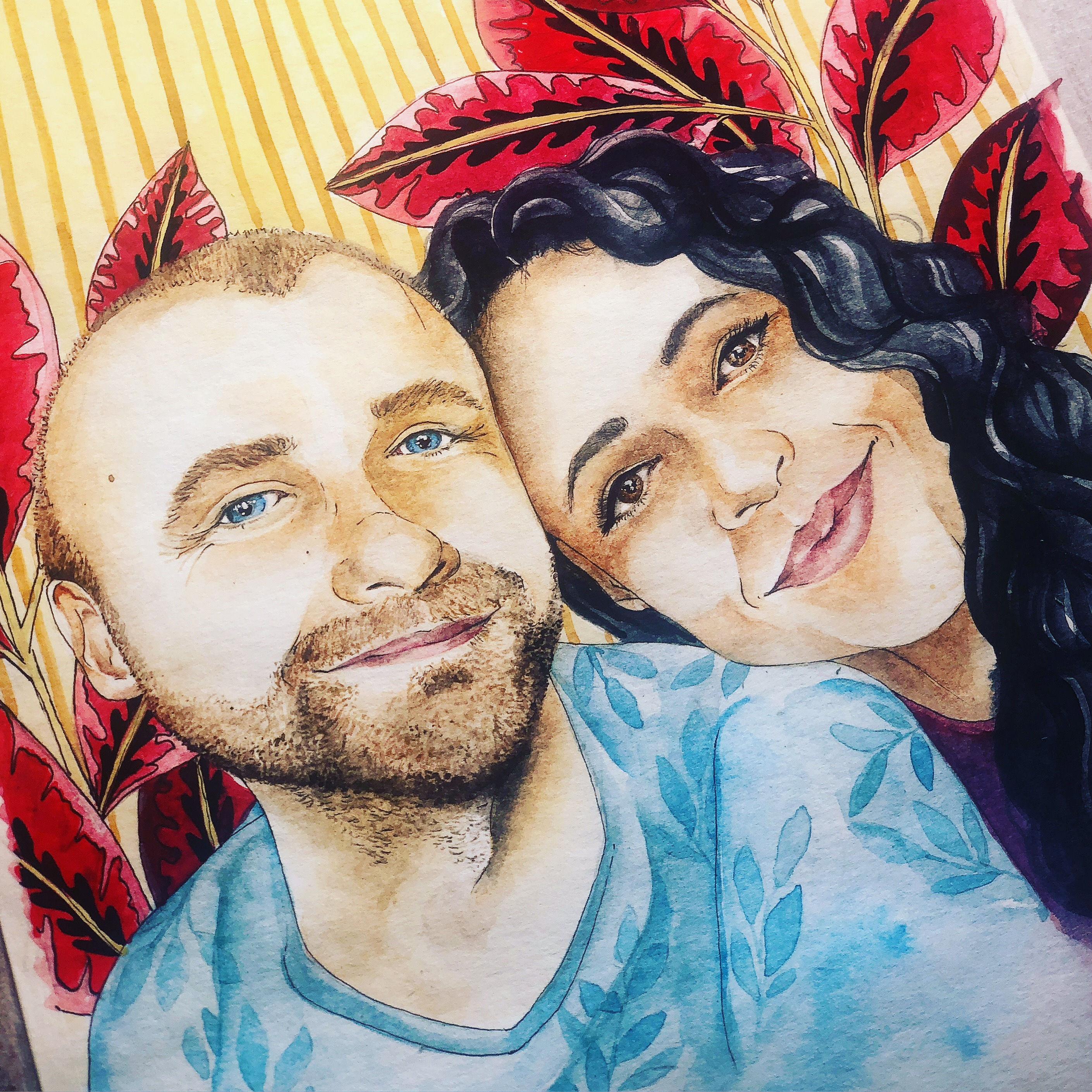 Comission ~ Watercolor Portrait